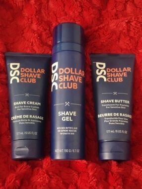 Dollar Shave Club Men’s Shaving Set Shave Gel, Shave Cream & Shave Butter